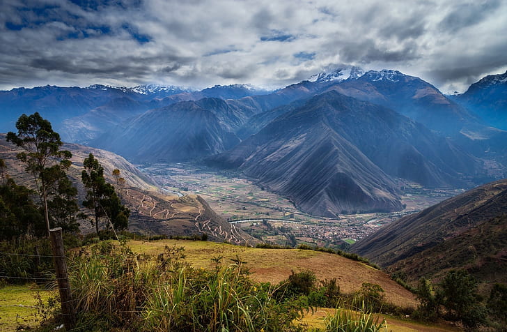 Mountains, Andes, Peru, Sacred Valley, HD wallpaper