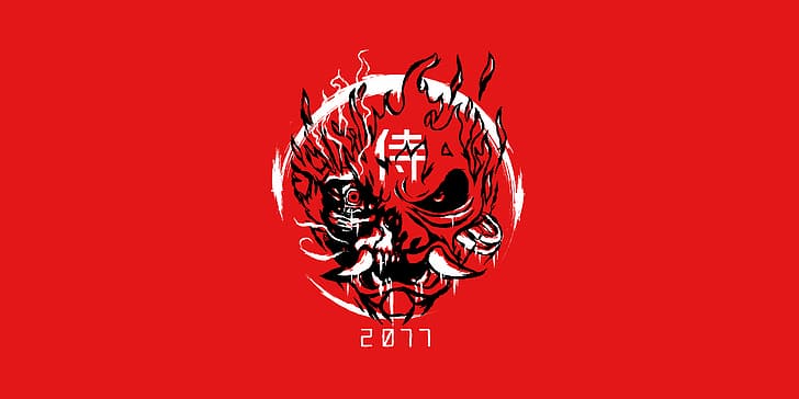 Cyberpunk 2077, CD Projekt RED, samurai, demon, HD wallpaper