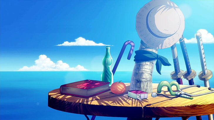 One Piece television still screenshot, strawhat pirates, anime, HD wallpaper