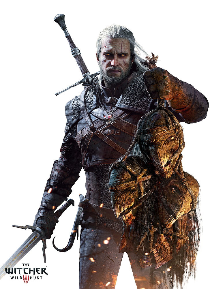 The Witcher Wild Hunt 3 wallpaper, The Witcher 3: Wild Hunt, Geralt of Rivia, HD wallpaper