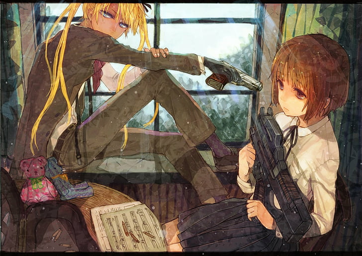 Hd Wallpaper Anime Gunslinger Girl Wallpaper Flare