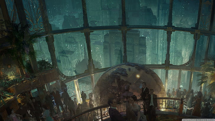 BioShock, Video Game Art, retro science fiction