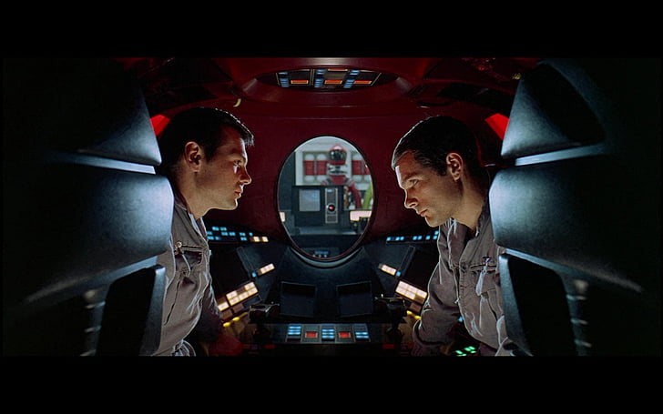 Movie, 2001: A Space Odyssey, men, two people, adult, mode of transportation, HD wallpaper