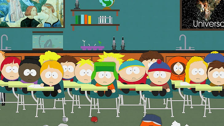 South Park, Butters Stotch, Eric Cartman, Kenny McCormick, Kyle Broflovski, HD wallpaper