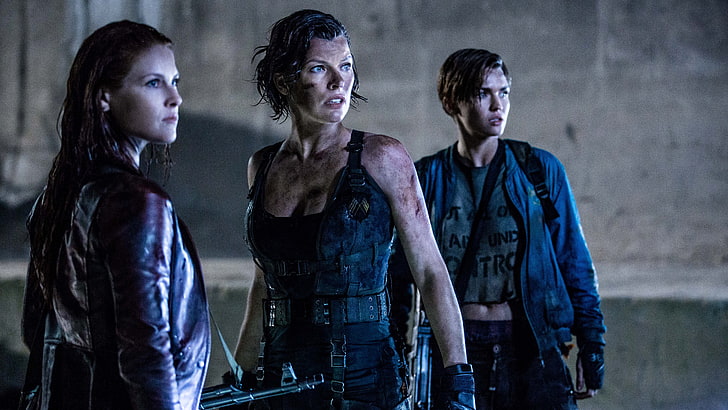 Resident Evil: The Final Chapter, Milla Jovovich, Ali Larter, HD wallpaper