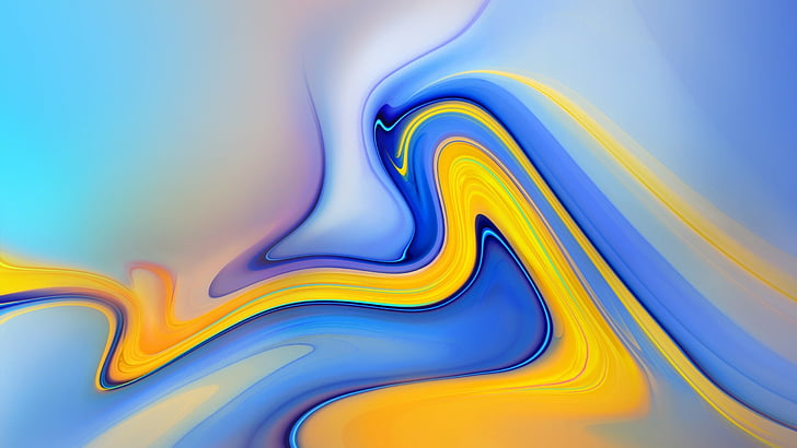 Samsung Galaxy Note 9, Android 8.0, Android Oreo, abstract, HD wallpaper