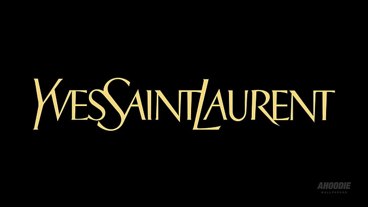 Yves saint laurent, Brand, Designer, text, communication, illuminated, HD wallpaper