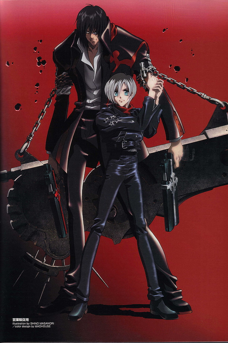 768x1024px | free download | HD wallpaper: anime, Gungrave, adult, red, two  people, full length, suit | Wallpaper Flare
