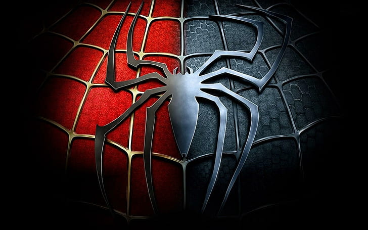 Art Logo Spider-Man, HD wallpaper