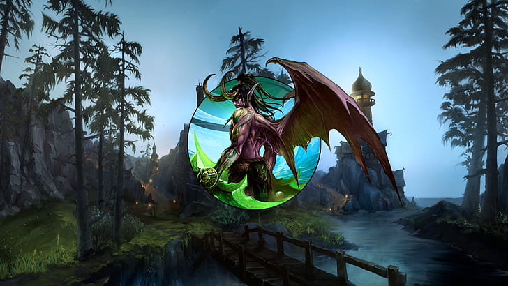 Illidan Stormrage, World of Warcraft, HD wallpaper