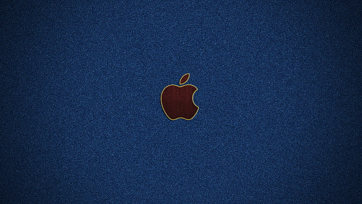 Apple brand logo, Jeans, mac, illustration, backgrounds, no People, HD wallpaper