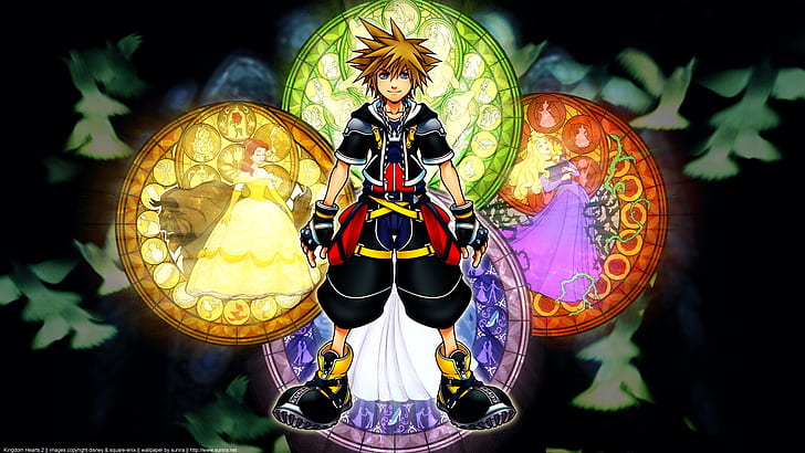 anime color kingdom-hearts Video Games Kingdom Hearts HD Art