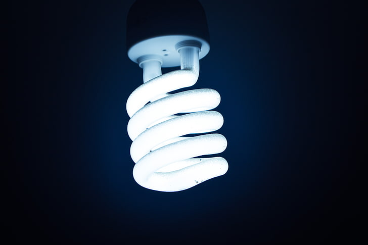 light bulb, dark, glowing, lighting equipment, electricity