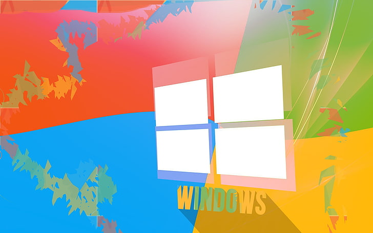 Microsoft Windows illustration, Windows 10, multi colored, art and craft HD wallpaper