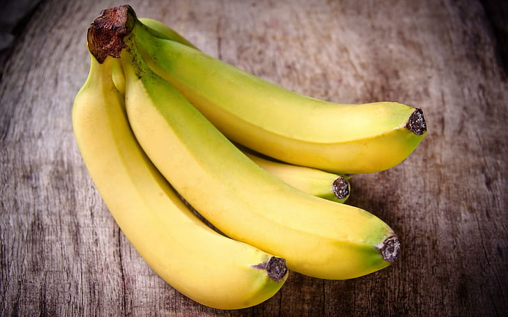 Food Bananas Yellow Fruit, HD wallpaper