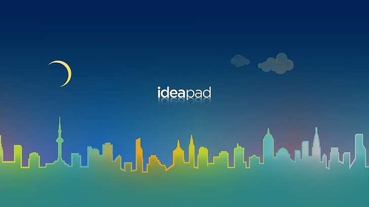 lenovo ideapad, diagram, sky, business, blue, graph, communication HD wallpaper