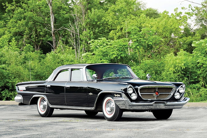 1962, black, cars, chrysler, classic, new, sedan, yorker, HD wallpaper