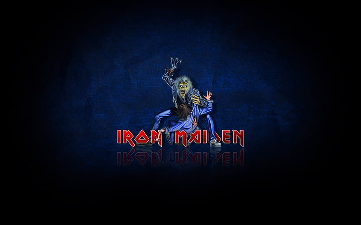 Iron Maiden HD wallpaper, Music, Heavy Metal, text, western script