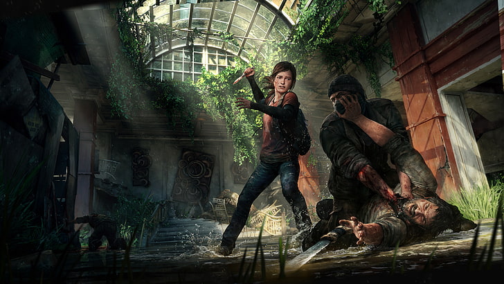 Ellie, Game, The Last of Us, Joel, Naughty Dog, Sony Computer Entertainment, HD wallpaper