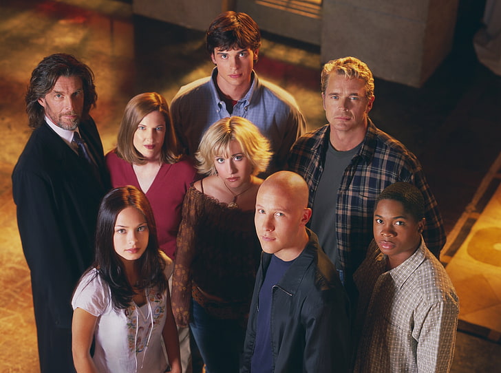 Smallville cast, Tom Welling, Allison Mack, Clark Kent, Martha Kent, HD wallpaper