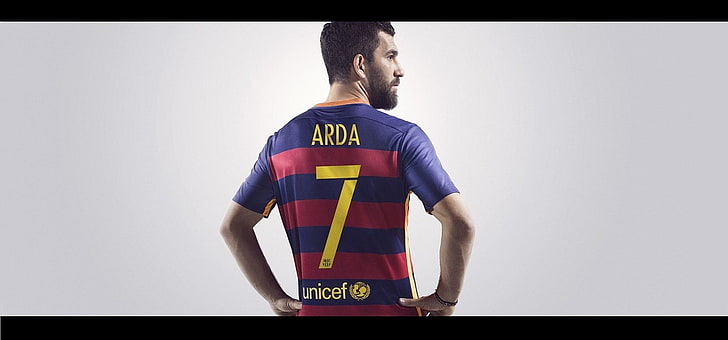 Arda Turan, Turkish, Barcelona, FC Barcelona, one person, indoors, HD wallpaper