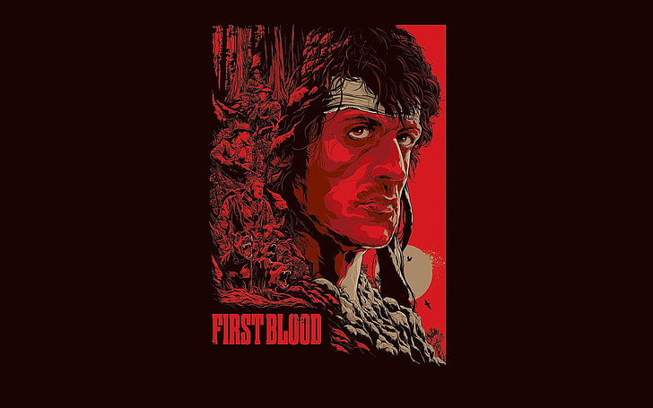 action, Sylvester Stallone, Rambo, First blood, John Rambo