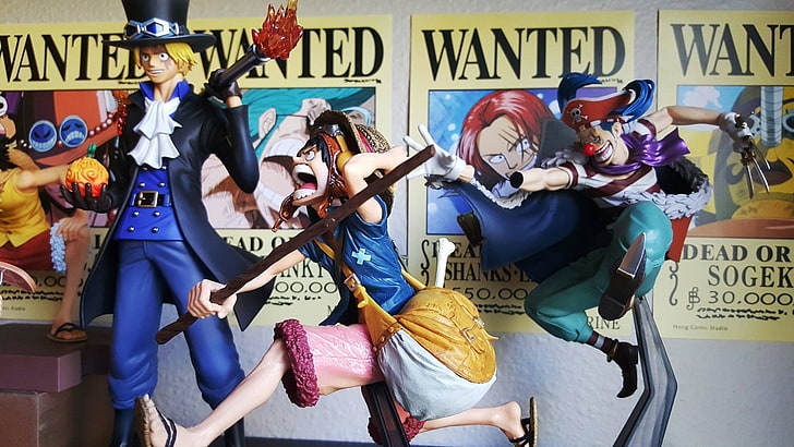 Anime, One Piece, Buggy (One Piece), Monkey D. Luffy, Sabo (One Piece)