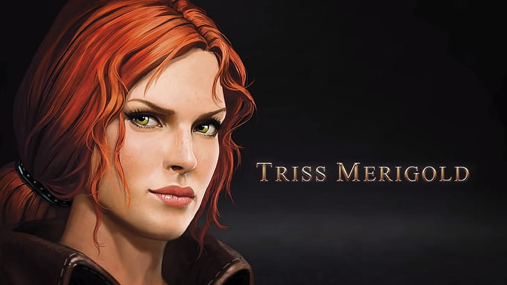 Triss Merigold, The Witcher, redhead, women, magic, wizard, HD wallpaper