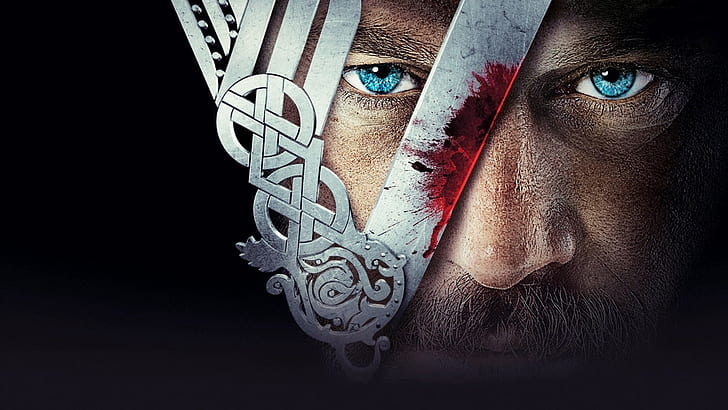 Ragnar Lodbrok, Vikings, Vikings (TV series), logo, HD wallpaper