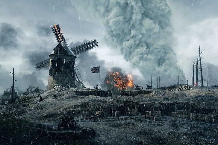 Battlefield 1, EA DICE, World War I, soldier, video games, architecture, HD wallpaper