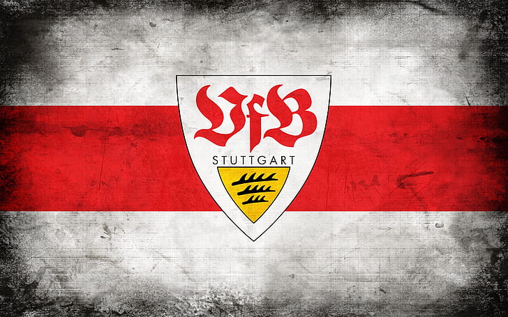 Soccer, VfB Stuttgart, Emblem, Logo, HD wallpaper