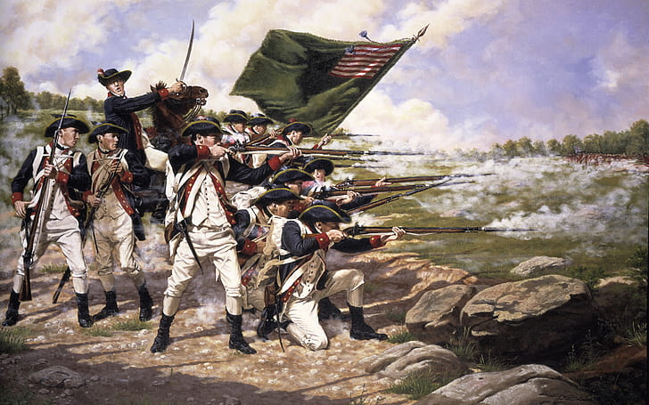 War Revolutionary War Drawing HD, digital/artwork, HD wallpaper