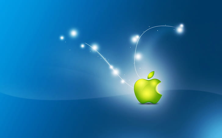 Artistic Apple Logo, logo apple, green apple, HD wallpaper