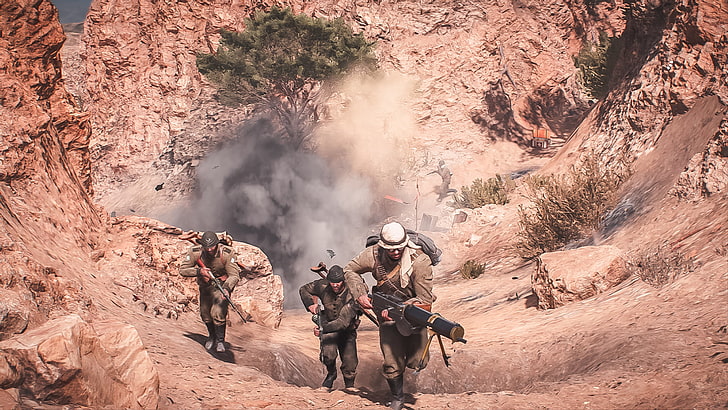 Battlefield 1, video games, activity, men, group of people, HD wallpaper