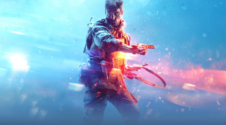Battlefield 5, Battlefield poster, Games, videogame, 2018, battlefieldv, HD wallpaper