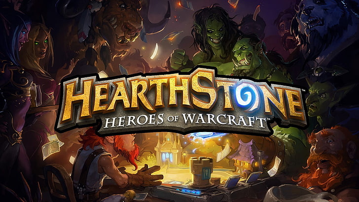 HeartStone Heroes of Warcraft digital wallpaper, hearthstone heroes of warcraft, HD wallpaper