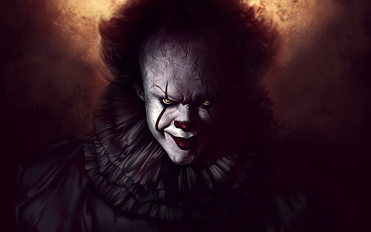 Pennywise the Dancing Clown, horror, fear, portrait, evil, one person