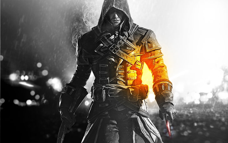 Assassin's Creed digital wallpaper, Assassin's Creed Rogue, Battlefield 4