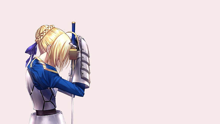 female anime character wallpaper, Saber, Fate/Stay Night, Fate Series