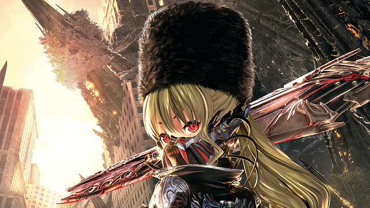 Code Vein, video games, anime girls, one person, portrait, real people