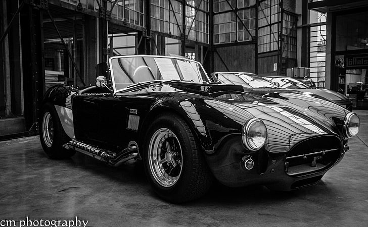Ac Shelby Cobra, black Shelby Cobra, Motors, Classic Cars, nikon, HD wallpaper