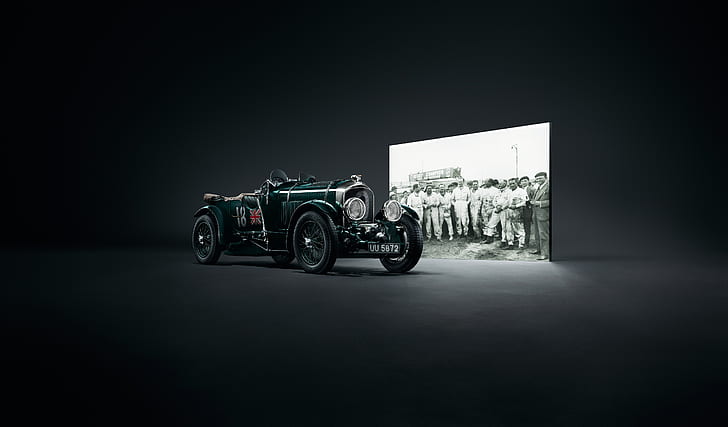 machine, retro, Bentley, Blower, HD wallpaper