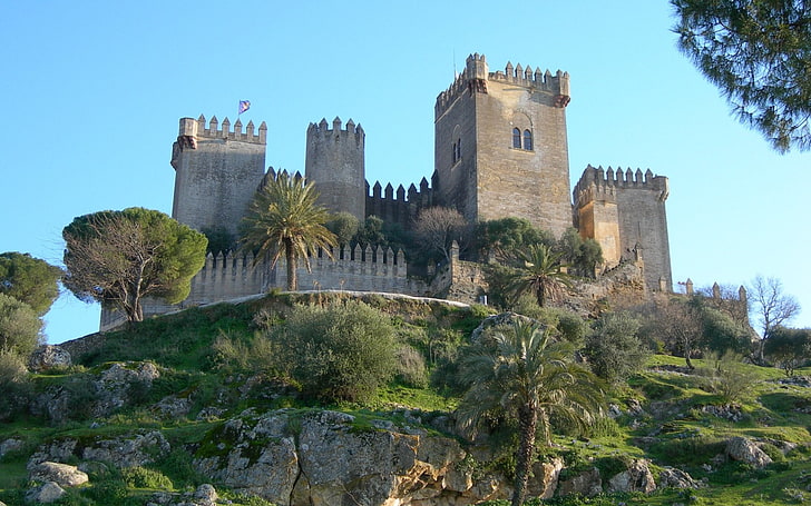Castles, Castillo de Almodóvar del Río, HD wallpaper