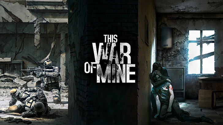 This War Of Mine wallpapert, apocalyptic, communication, text