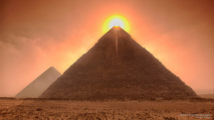 1920x1080px | free download | HD wallpaper: Desert Sun, Pyramids, Giza,  Egypt, Landmarks | Wallpaper Flare