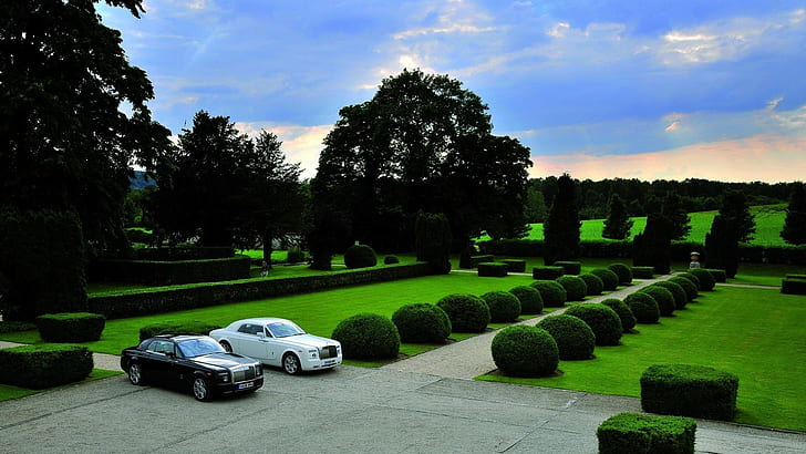 Rolls Royce Phantom Garden HD, cars, HD wallpaper