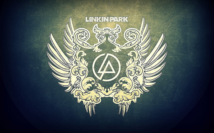 Linkin Park Logo, art and craft, vignette, creativity, pattern, HD wallpaper
