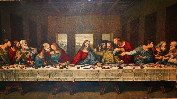 Jesus Christ, The Last Supper, Leonardo da Vinci, HD wallpaper