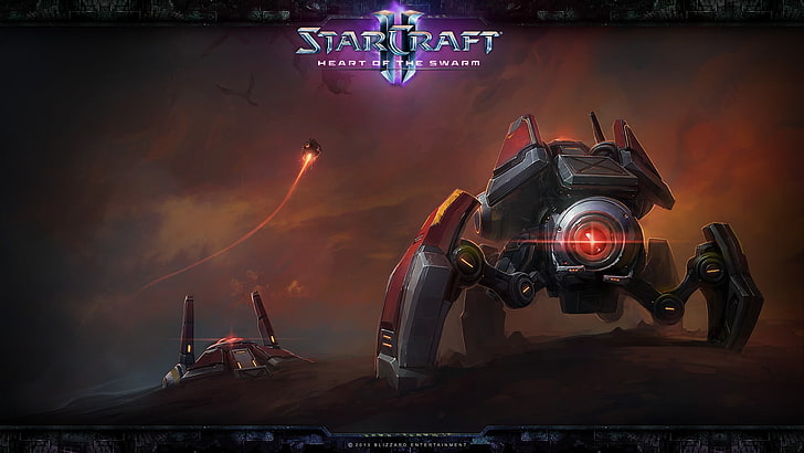 Star Craft Heart of the Swarm digital wallpaper, Starcraft II