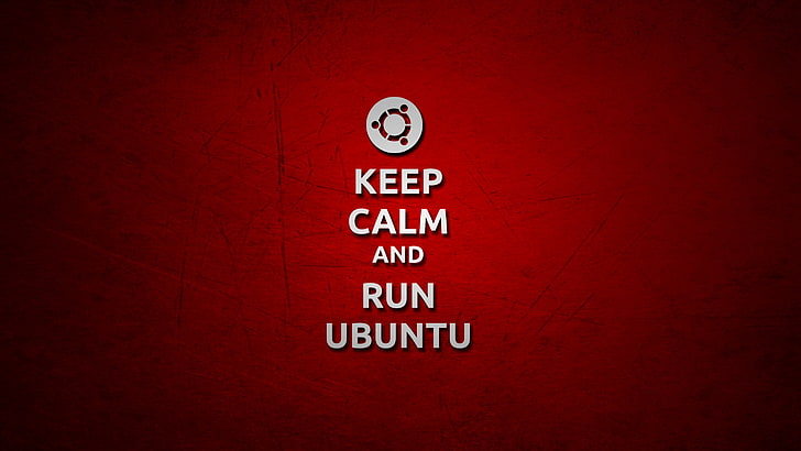 Linux, Ubuntu, text, red, communication, western script, no people, HD wallpaper